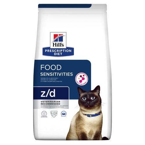 Gearceerd vorst eetpatroon Hill's Prescription Diet kattenvoer z/d 6 kg | Willemse Dierenvoeders