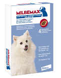 Milbemax kauwtablet kleine hond/puppy> 1 kg 4 st
