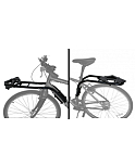 DoggyRide Britch Rack + Basket Adapter Zwart