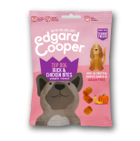 Edgard & Cooper graanvrije bites eend en kip 50 gr