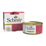 Schesir Kattenvoer Kipfilet/Garnaal Bouillon 70 gr