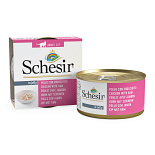 Schesir Kattenvoer Kipfilet/Ham Gelei 85 gr