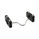 TRIXIE Houder voor Fietsmand aan het Stuur Antraciet