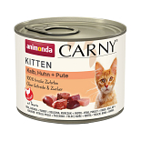 Animonda Carny Kitten Kalf, Kip & Kalkoen 200 gr
