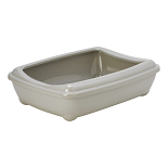 Moderna Kattenbak met Rand Warmgrijs 57 cm