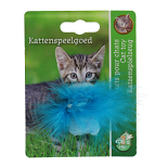 Kattenspeelgoed Geluidsdoosje met Veren