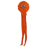Hondenspeelgoed Octofloat Smiley met Piep Oranje 40 cm