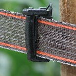 KOLTEC lint 40 mm bruin/rood versterkt 200 mtr