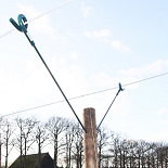 KOLTEC krulstaart afstandisolator groen 60 cm