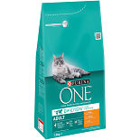 Purina One Kattenvoer Adult kip en volkoren granen 1,5 kg