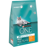 Purina One Kattenvoer Adult kip en volkoren granen 3 kg