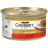 Gourmet kattenvoer Gold Hartig Torentje Rund 85 gr