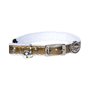 Rogz Kattenhalsband Sparklecat Leather Goud S