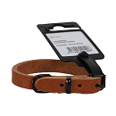 Halsband Comfortleder Cognac