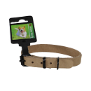 Halsband Comfortleder Naturel