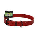 Halsband Comfortleder Rood