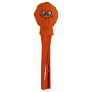 Hondenspeelgoed Octofloat Smiley met Piep Oranje 30 cm