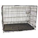 Hondenbench Premium 2-deurs Hamerslag