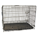 Hondenbench Premium 2-deurs Hamerslag