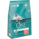 Purina One Kattenvoer Adult zalm en volkoren granen 3 kg