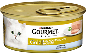 Gourmet kattenvoer Gold Mousse tonijn <br>85 gr