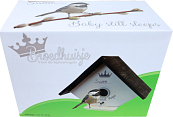 Vogelhuisje Baby Still Sleeps grijs/wit