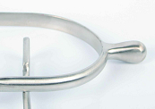Harry's Horse Sporen knop rvs brushed D30