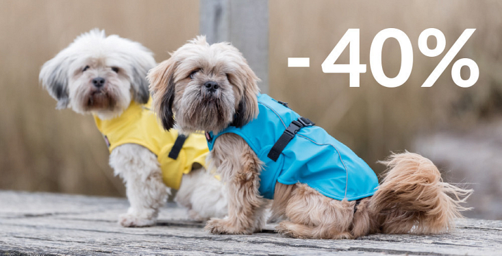 40% korting op hondenkleding!