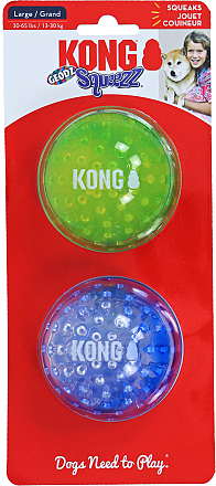 Kong Squeez Geods Bal Assorti L 2 st