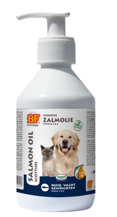 Biofood Zalmolie met doseerpomp 250 ml