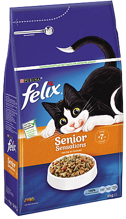 Felix kattenvoer Senior Sensations <br>7+ 4 kg