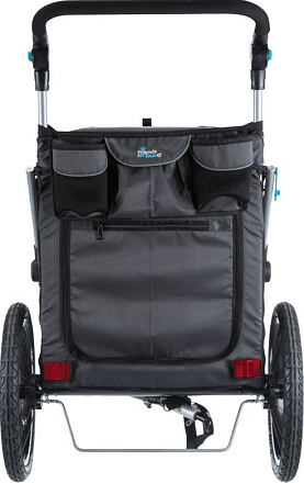 TRIXIE Opvouwbare Hondenfietskar Grijs