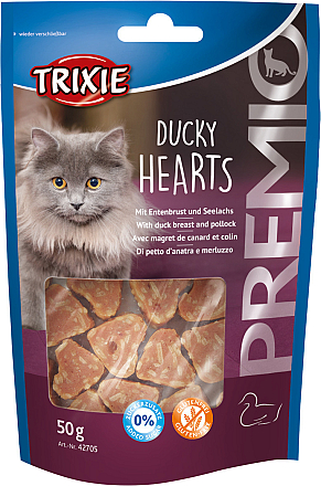 TRIXIE PREMIO Ducky Hearts 50 gr