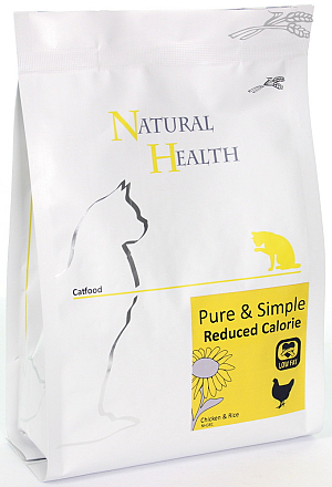 Natural Health kattenvoer Pure & Simple Red. Calorie 400 gr