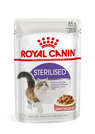 Royal Canin kattenvoer Sterilised in Gravy <br>12 x 85 gr