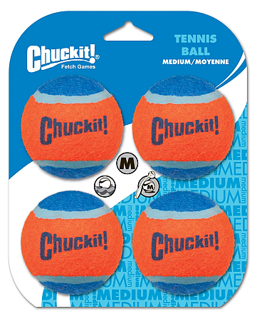 Chuckit! Tennis Ball M <br>4 st