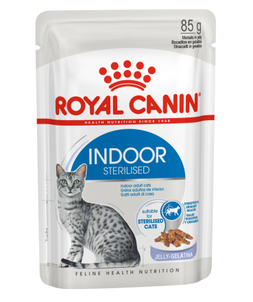 Royal Canin kattenvoer Indoor in Jelly 12 x 85 gr