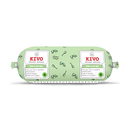 Kivo Hondenvoer<br> Pens & Kip Mix 1 kg