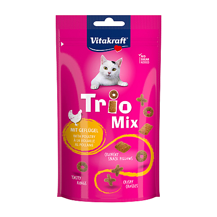 Vitakraft Trio Mix gevogelte 60 gr