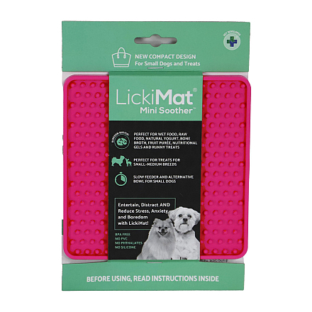 Lickimat Mini Soother Roze 15 cm