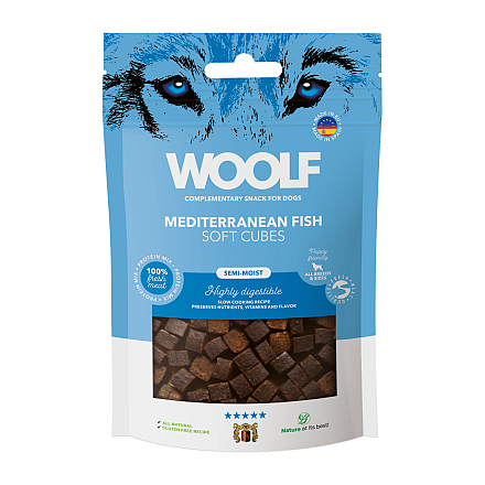 Woolf Soft Cubes Mediteranean Fish<br> 100 gr