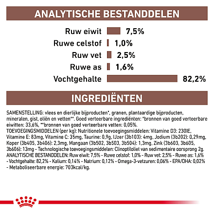 Royal Canin kattenvoer GastroIntestinal Mod. Calorie 12 x 85 gr