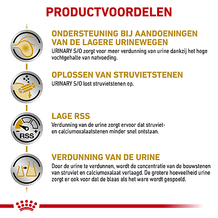 Royal Canin Kattenvoer Urinary S/O Morsels in Gravy 12 x 85 gr