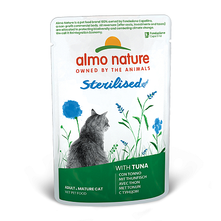 Almo Nature Kattenvoer Sterilised Tonijn 70 gr