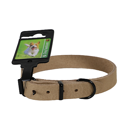Halsband Comfortleder Naturel