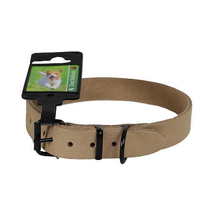 Halsband Comfortleder Naturel