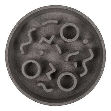 District 70 Slowfeeder Bamboo Grey Ø 13,5 cm