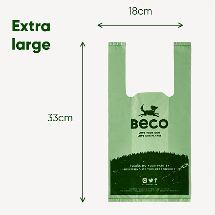 Beco Pets Poepzakjes met Handvatten<br> 4 x 15 st