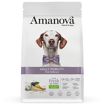 Amanova Hondenvoer Adult Mobility Fish Delicacy 10 kg