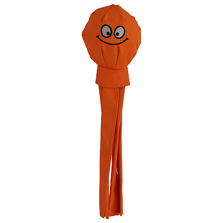 Hondenspeelgoed Octofloat Smiley met Piep Oranje 30 cm